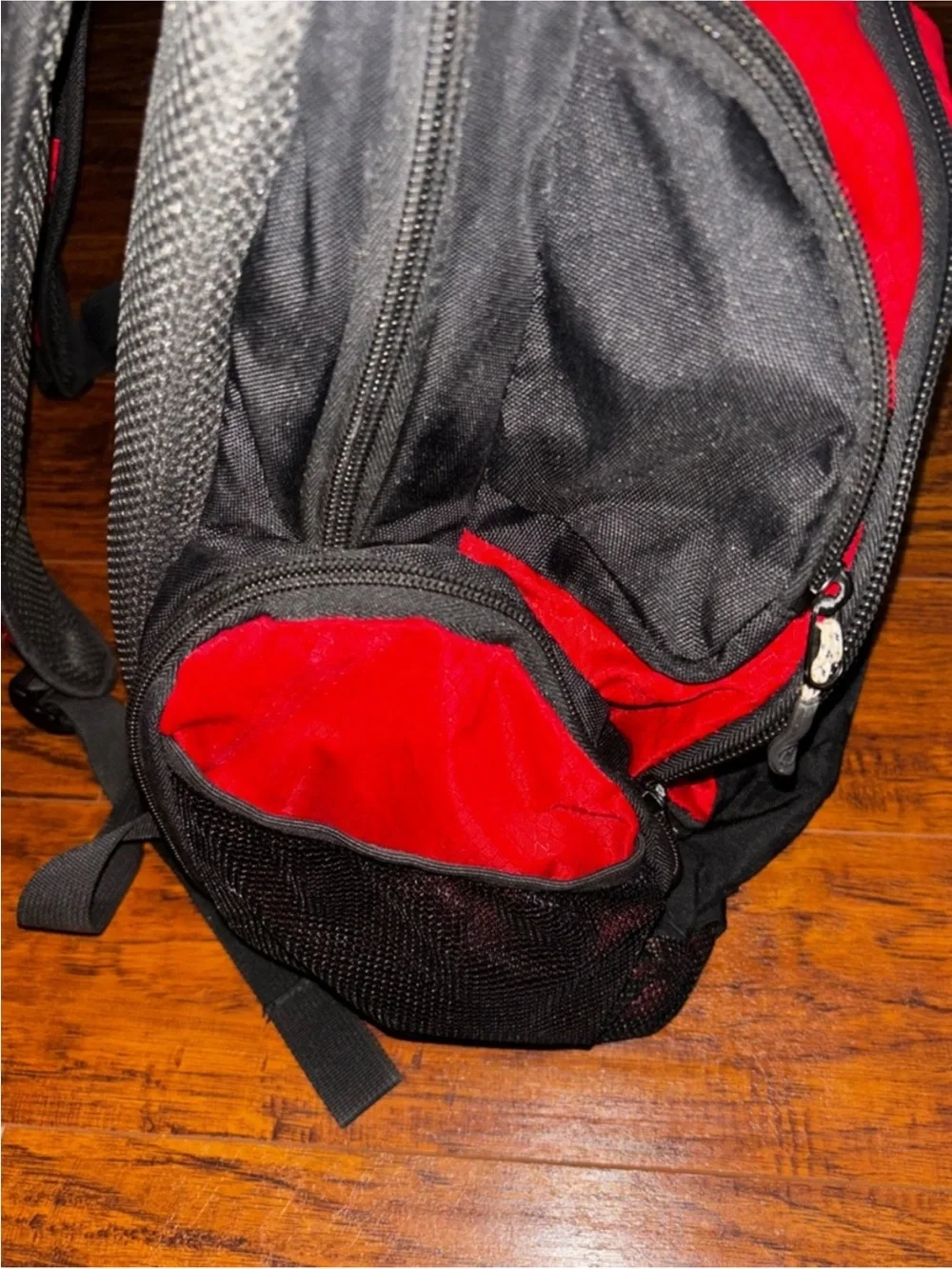 Magellan Outdoors Backpack Multiple Pockets Red and Black Hiking Travel Bag
